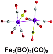 Graphical abstract: Binuclear iron boronyl carbonyls isoelectronic with the well-known decacarbonyldimanganese