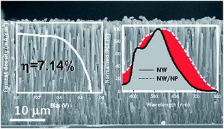 Graphical abstract: Hierarchically assembled ZnO nanoparticles on high diffusion coefficient ZnO nanowire arrays for high efficiency dye-sensitized solar cells
