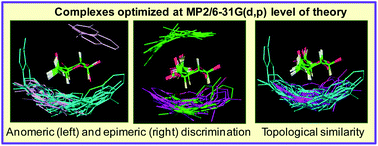 Graphical abstract: Conformational mapping and energetics of saccharide–aromatic residue interactions: implications for the discrimination of anomers and epimers and in protein engineering