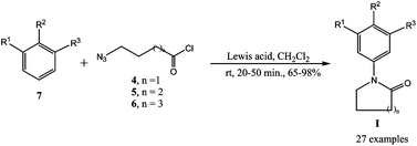 Graphical abstract: An efficient and novel approach for the synthesis of substituted N-aryl lactams
