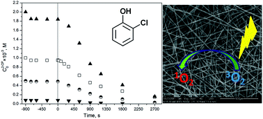 Graphical abstract: 2-Chlorophenol photooxidation using immobilized meso-tetraphenylporphyrin in polyurethane nanofabrics