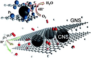 Graphical abstract: Graphene/carbon nanospheres sandwich supported PEM fuel cell metal nanocatalysts with remarkably high activity and stability
