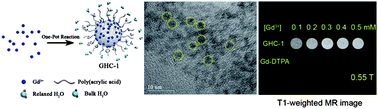 Graphical abstract: Ultrasmall gadolinium hydrated carbonate nanoparticle: an advanced T1 MRI contrast agent with large longitudinal relaxivity