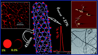 Graphical abstract: Visible-light excited red emitting luminescent nanocomposites derived from Eu3+-phenathrene-based fluorinated β-diketonate complexes and multi-walled carbon nanotubes