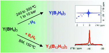Graphical abstract: Is Y2(B12H12)3 the main intermediate in the decomposition process of Y(BH4)3?