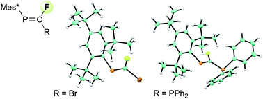 Graphical abstract: Stereoselective synthesis, structural aspects, and NMR properties of stable C-fluorinated phosphaalkenes