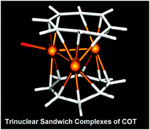Graphical abstract: Bis-cyclooctatetraene tripalladium sandwich complexes