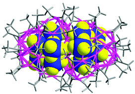 Graphical abstract: [Ag70(PW9O34)2(tBuC [[triple bond, length as m-dash]] C)44(H2O)2]8+: ionothermal synthesis of a silver cluster encapsulating lacunary polyoxometalate ions