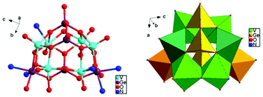 Graphical abstract: A new type of germanium–vanadate cluster, [Ge5V6O21(heda)6] (Hheda = N-(2-hydroxyethyl)ethylenediamine)