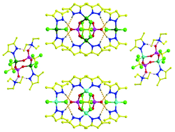 Graphical abstract: Isomorphic Co(ii) and Zn(ii) phosphonates: co-crystal formation of [{M2(η1-DMPzH)4(Cl3CPO3)2}{M(η1-DMPzH)2Cl2}2](toluene)2 (M = Co(ii) and Zn(ii))