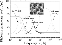 Graphical abstract: Anomalous Debye-like dielectric relaxation of water in micro-sized confined polymeric systems