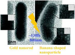 Graphical abstract: Post-synthesis reshaping of gold nanorods using a femtosecond laser