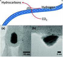 Graphical abstract: High CO2 and CO conversion to hydrocarbons using bridged Fe nanoparticles on carbon nanotubes