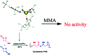 Graphical abstract: A joint experimental/theoretical investigation of the MMA polymerization initiated by yttrium phenoxyamine complexes