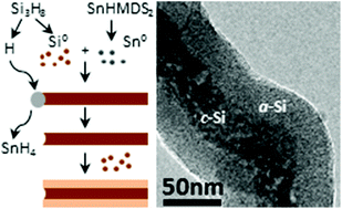 Graphical abstract: Precision synthesis of silicon nanowires with crystalline core and amorphous shell