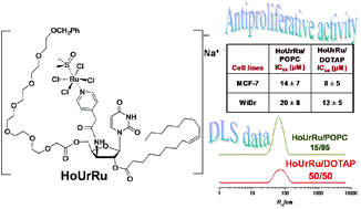 Graphical abstract: A new design for nucleolipid-based Ru(iii) complexes as anticancer agents