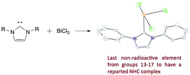 Graphical abstract: The first bismuth–NHC complexes