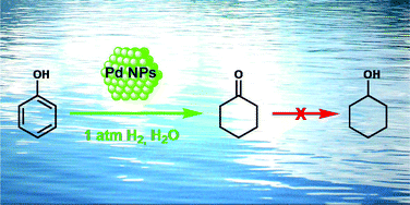 Graphical abstract: Aqueous-phase selective hydrogenation of phenol to cyclohexanone over soluble Pd nanoparticles