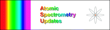 Graphical abstract: Atomic spectrometry update. Review of advances in the analysis of metals, chemicals and materials