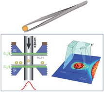 Graphical abstract: Using molecular tweezers to move and image nanoparticles