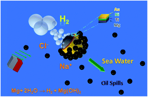Graphical abstract: Seawater-driven magnesium based Janus micromotors for environmental remediation