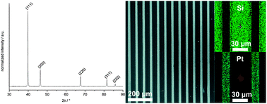 Graphical abstract: Preparation and microcontact printing of platinum and palladium thin films