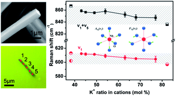 Graphical abstract: Structure and composition characterization of lead-free (K, Na)NbO3 piezoelectric nanorods synthesized by the molten-salt reaction