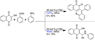 Graphical abstract: A one-pot, three-component reaction for the synthesis of novel 7-arylbenzo[c]acridine-5,6-diones