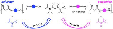 Graphical abstract: Sterically hindered malonamide monomers for the step growth synthesis of polyesters and polyamides