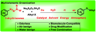 Graphical abstract: Sulfide synthesis through copper-catalyzed C–S bond formation under biomolecule-compatible conditions