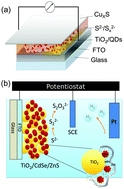 Graphical abstract: High performance photoelectrochemical hydrogen generation and solar cells with a double type II heterojunction