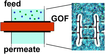 Graphical abstract: Tunable water desalination across graphene oxide framework membranes