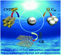 Graphical abstract: Improving the photocatalytic activity and anti-photocorrosion of semiconductor ZnO by coupling with versatile carbon