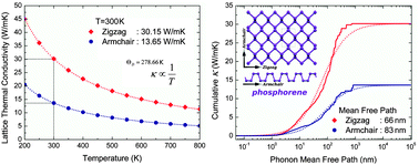 Graphical abstract: Anisotropic intrinsic lattice thermal conductivity of phosphorene from first principles