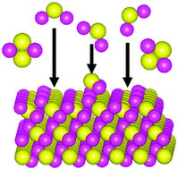 Graphical abstract: Adsorption of insoluble polysulfides Li2Sx (x = 1, 2) on Li2S surfaces