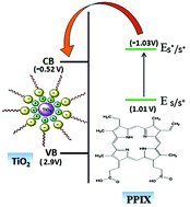 Graphical abstract: Ultraslow recombination in AOT-capped TiO2 nanoparticles sensitized by protoporphyrin IX