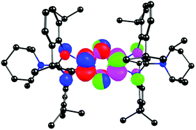 Graphical abstract: Neutral diiron(iii) complexes with Fe2(μ-E)2 (E = O, S, Se) core structures: reactivity of an iron(i) dimer towards chalcogens