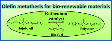 Graphical abstract: Jojoba oil olefin metathesis: a valuable source for bio-renewable materials