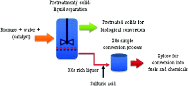 Graphical abstract: Xylose yields and relationship to combined severity for dilute acid post-hydrolysis of xylooligomers from hydrothermal pretreatment of corn stover