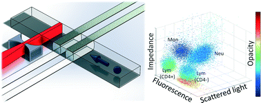 Graphical abstract: A sheath-less combined optical and impedance micro-cytometer