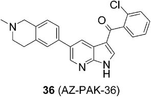 Graphical abstract: Identification and optimisation of 7-azaindole PAK1 inhibitors with improved potency and kinase selectivity