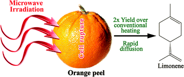 Graphical abstract: Microwave assisted extraction as an important technology for valorising orange waste