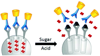 Graphical abstract: Sugar and pH dual-responsive mesoporous silica nanocontainers based on competitive binding mechanisms