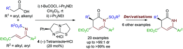 Graphical abstract: Exploring the scope of the isothiourea-mediated synthesis of dihydropyridinones