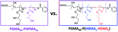 Graphical abstract: RAFT polymerization of hydroxy-functional methacrylic monomers under heterogeneous conditions: effect of varying the core-forming block