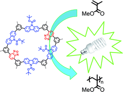 Graphical abstract: Hierarchically porous π-conjugated polyHIPE as a heterogeneous photoinitiator for free radical polymerization under visible light