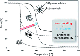 Graphical abstract: Thermal stability, swelling behavior and CO2 absorption properties of Nanoscale Ionic Materials (NIMs)