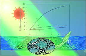 Graphical abstract: An efficient photocatalyst used in a continuous flow system for hydrogen evolution from water: TiO2 nanotube arrays fabricated on Ti meshes