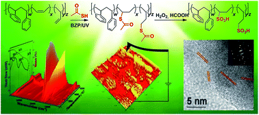 Graphical abstract: Novel nanostructured semicrystalline ionomers by chemoselective sulfonation of multiblock copolymers of syndiotactic polystyrene with polybutadiene