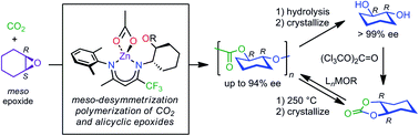 Graphical abstract: Copolymerization of CO2 and meso epoxides using enantioselective β-diiminate catalysts: a route to highly isotactic polycarbonates